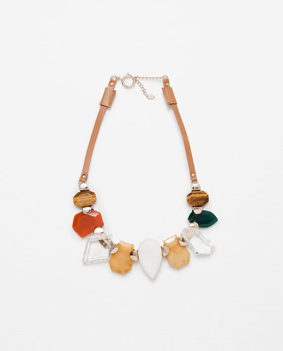 Collar piedras. Zara 2015.
