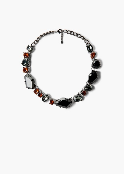 Collar piedras facetadas .Mango.2015